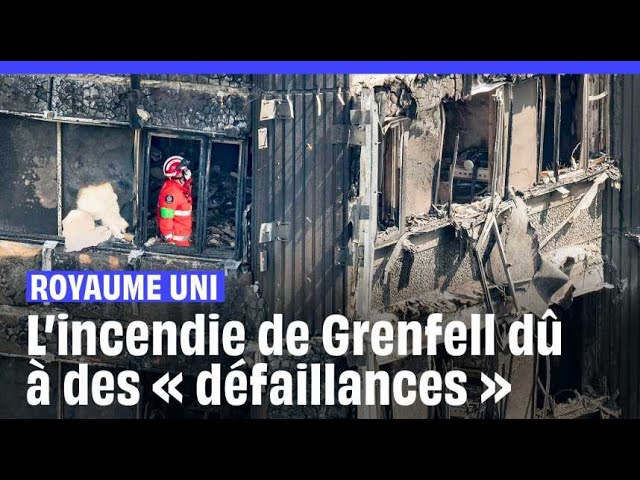 ⁣Royaume Uni : L'incendie de la tour Grenfell à Londres, le résultat de « décennies de défail...