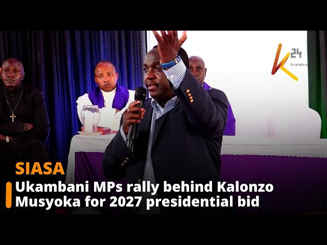 ⁣Ukambani MPs rally behind Kalonzo Musyoka for 2027 presidential bid