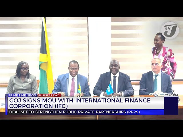 ⁣GOJ Signs MOU with International Finance Corporation (IFC) | TVJ Business Day