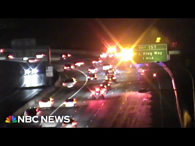 ⁣Suspect in custody after a series of freeway shootings in the Seattle area