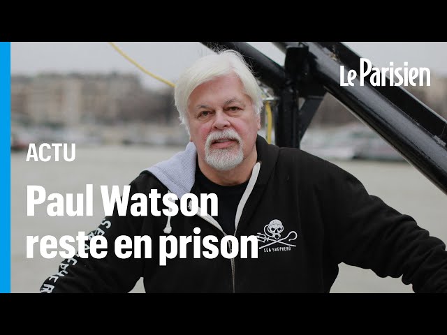 ⁣Le défenseur des baleines Paul Watson maintenu en détention au Groenland