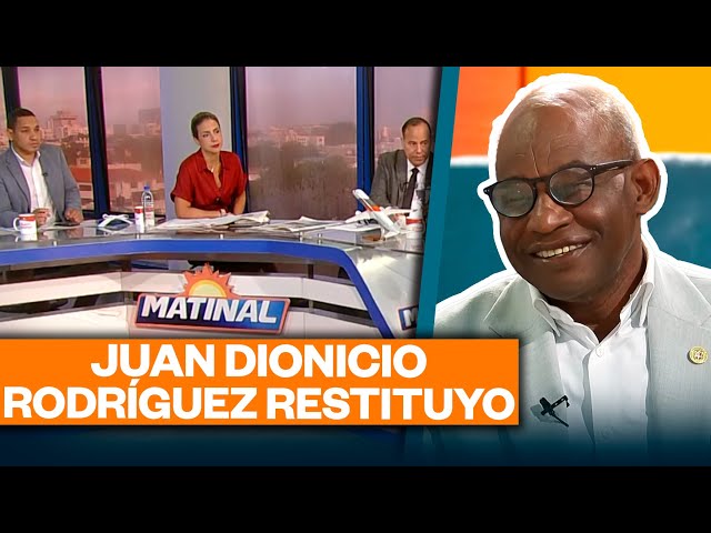 ⁣Juan Dionicio Rodríguez Restituyo, Miembro del Frente Amplio | Matinal