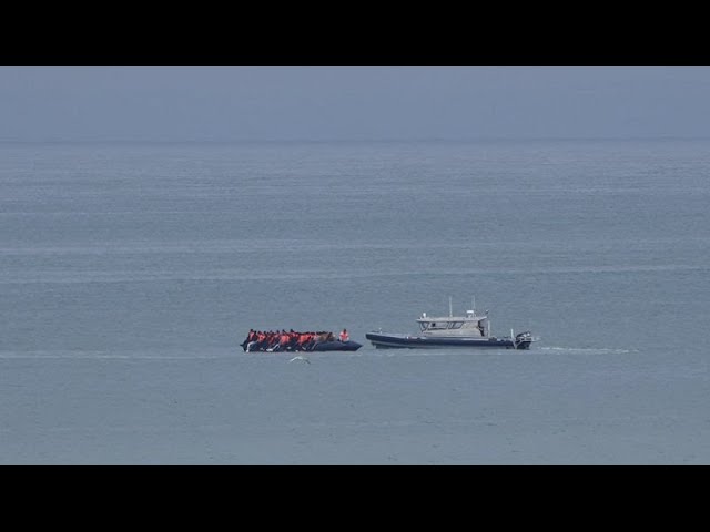 ⁣Une nouvelle tentative de traversée de la Manche observée au lendemain du naufrage mortel de mardi