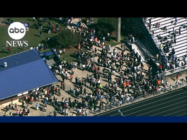 ⁣4 dead in shooting at Georgia high school, suspect in custody, sources say