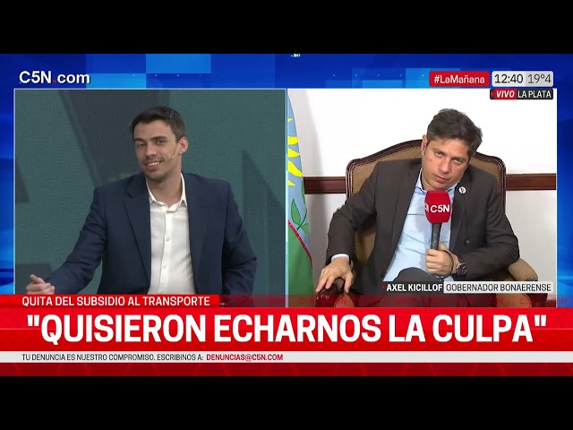 ⁣AXEL KICILLOF, EXCLUSIVO MANO a MANO en C5N: "NACIÓN ABANDONA a TODOS los BONAERENSES"