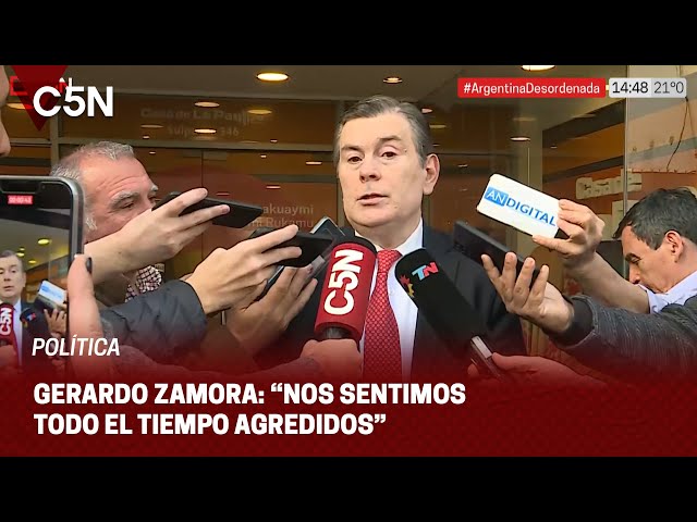 ⁣GERARDO ZAMORA analiza judicializar la decisión del GOBIERNO que le quitó fondos a las PROVINCIAS