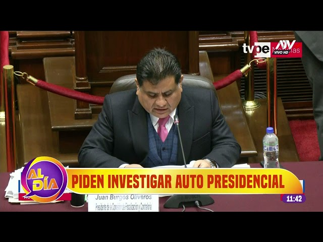 ⁣Comisión de Fiscalización del Congreso pide investigar auto presidencial por fuga de Vladimir Cerrón