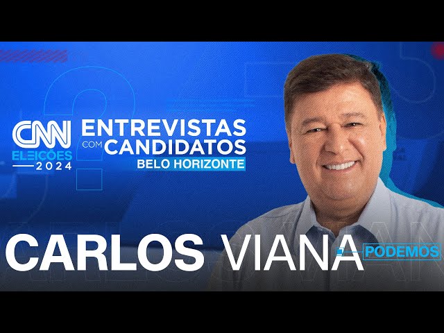 ⁣Carlos Viana (Podemos) | CNN Eleições: entrevistas com candidatos - Belo Horizonte