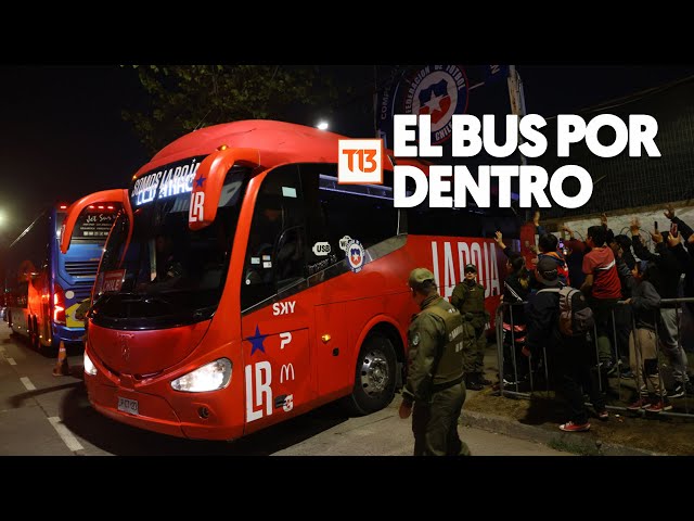 ⁣Inédito: Recorrimos el bus de la Selección Chilena, así viaja La Roja