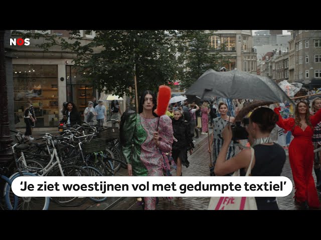 ⁣Duurzame modeshow in het mekka van de fast fashion