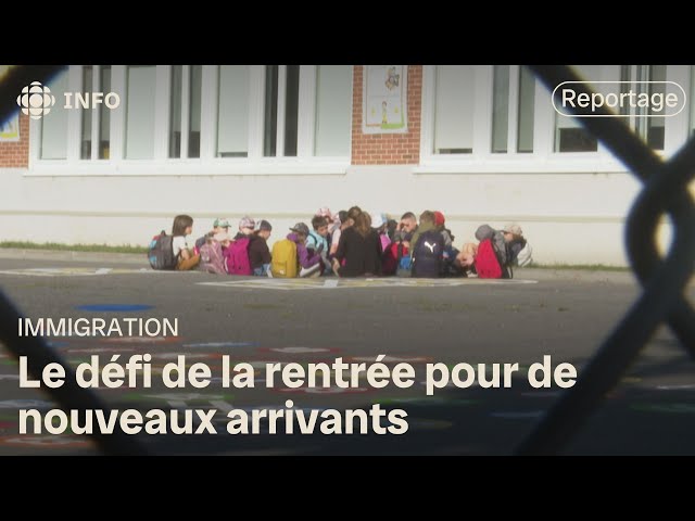 ⁣Première rentrée scolaire en sol québécois