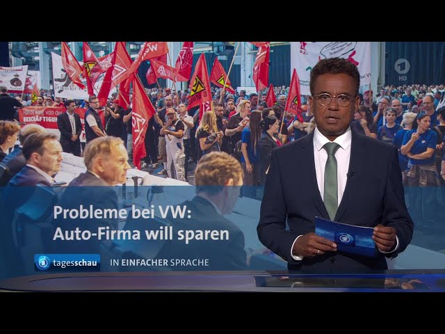 tagesschau in Einfacher Sprache 19:00 Uhr, 04.09.2024