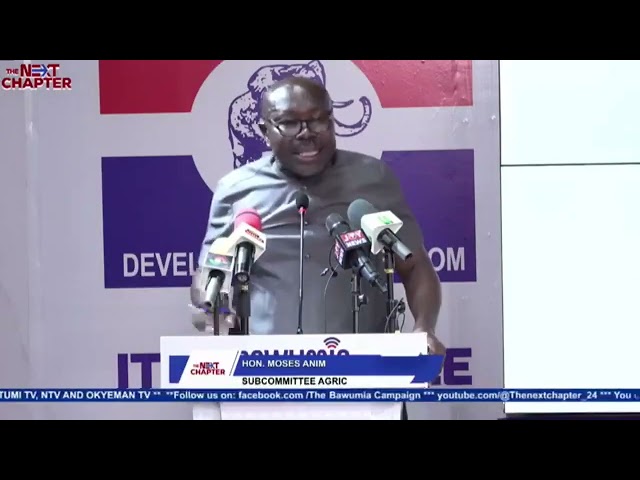 ⁣The Planting for Food and Jobs phase one hasn't really failed - Moses Anim. #ElectionHQ