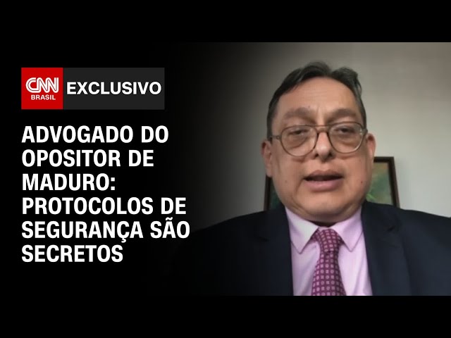 ⁣Advogado do opositor de Maduro: Protocolos de segurança são secretos | CNN Arena