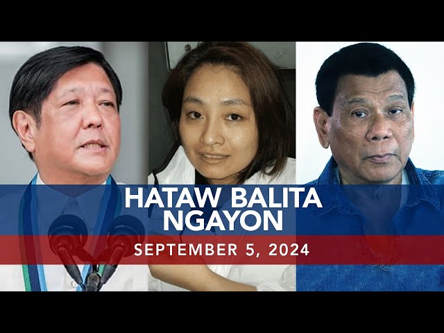 ⁣UNTV: Hataw Balita Ngayon | September 5, 2024