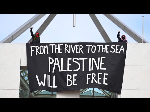 Pro-Palestinian protesters at Parliament House avoid criminal conviction