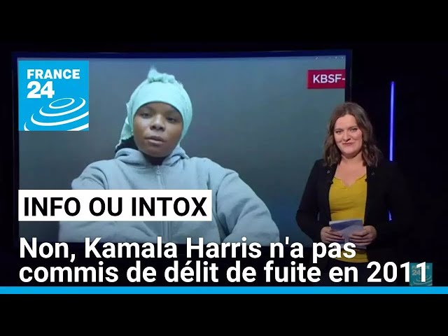 ⁣Non, Kamala Harris n'a pas fui en laissant paralysée une fillette de 13 ans • FRANCE 24