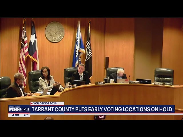 ⁣Tarrant County judge says college campus voting locations are ‘a waste of manpower’