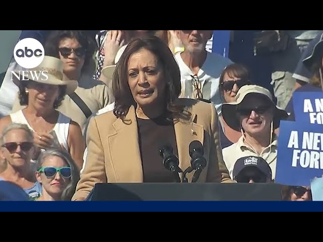 ⁣'It doesn't need to be this way': Kamala Harris condemns deadly Georgia school shooti