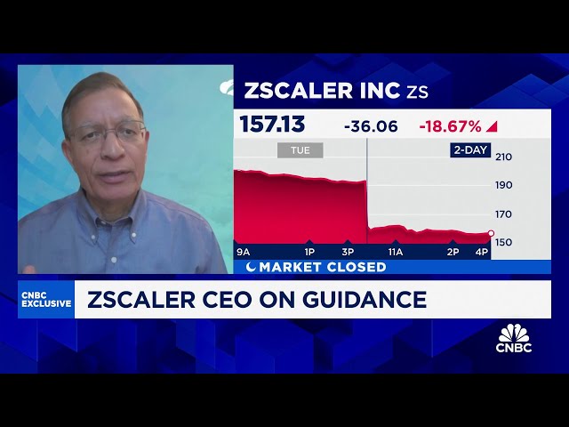 ⁣Zscaler CEO on guidance, market reaction and CrowdStrike impact