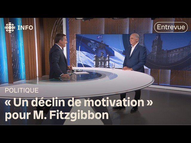 ⁣Pierre Fitzgibbon explique son départ en entrevue avec Patrice Roy