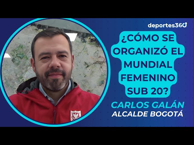 ⁣Alcalde de Bogotá habla de la seguridad en el Mundial Femenino Sub 20