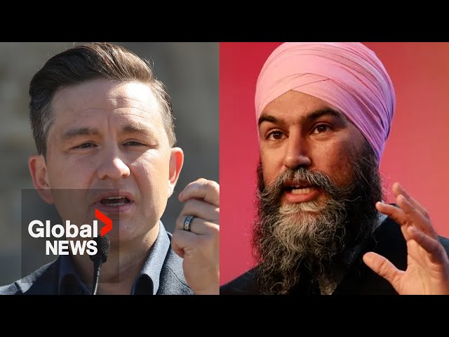 ⁣Poilievre calls for “sellout Singh” to trigger “carbon tax election” after NDP pulls Liberal support