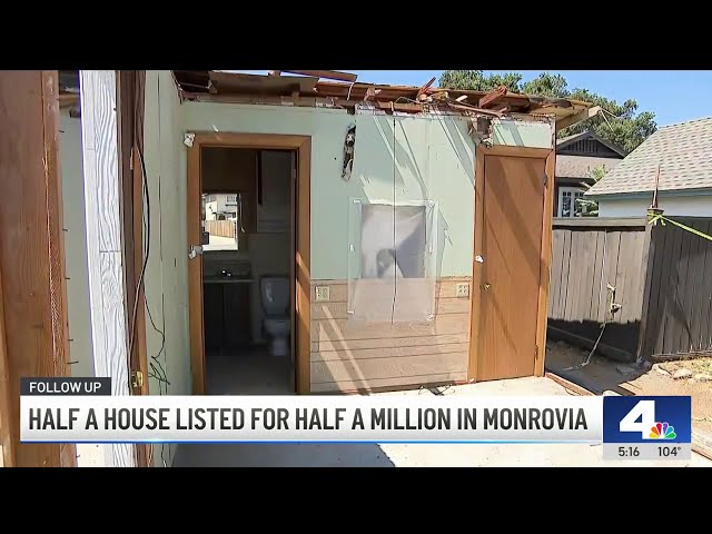 ⁣Half a house listed for sale in Monrovia