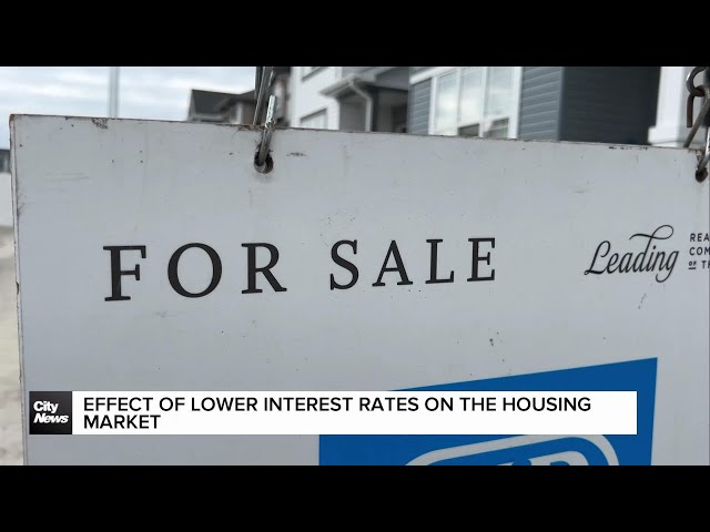 ⁣Effect of lower interest rates on housing market