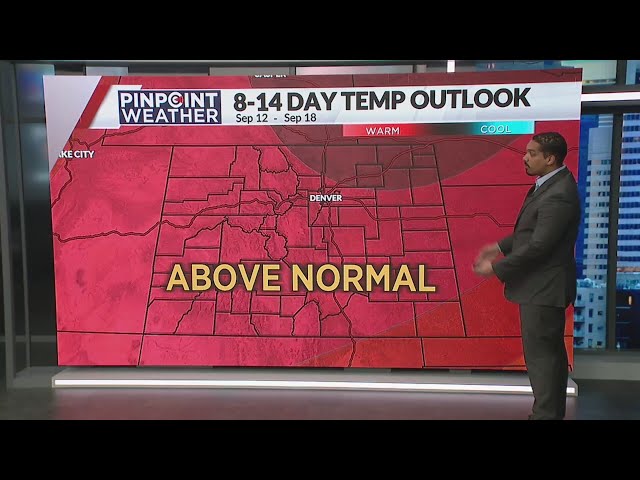 ⁣September bringing above-normal temperatures in Denver