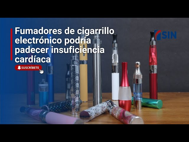 ⁣1 de cada 5 de fumadores de cigarrillo electrónico podría padecer insuficiencia cardíaca