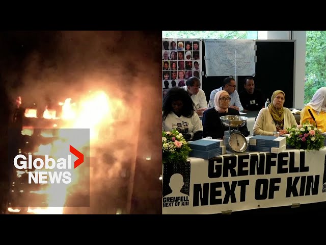 ⁣“Extra nail in the coffin”: Grenfell Tower fire survivors, families demand justice after UK report