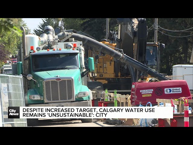 ⁣Despite increased target, Calgary water use remains ‘unsustainable’: city