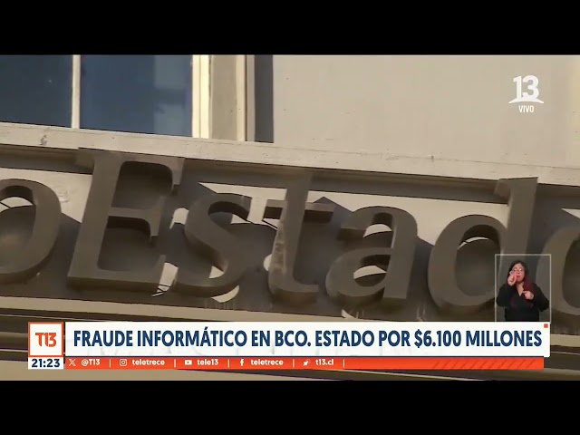 ⁣Fraude informático en BancoEstado por $6.100 millones: Autor fue un extrabajador