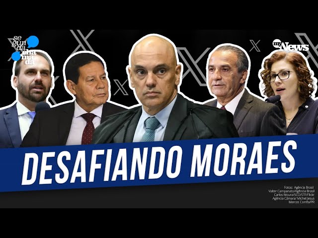 ZAMBELLI, MALAFAIA, MOURÃO, EDUARDO BOLSONARO E OUTROS BOLSONARISTAS PROVOCAM MORAES