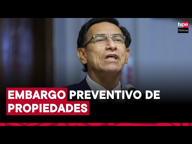 ⁣Martín Vizcarra: PJ dispone el embargo de 7 propiedades del expresidente