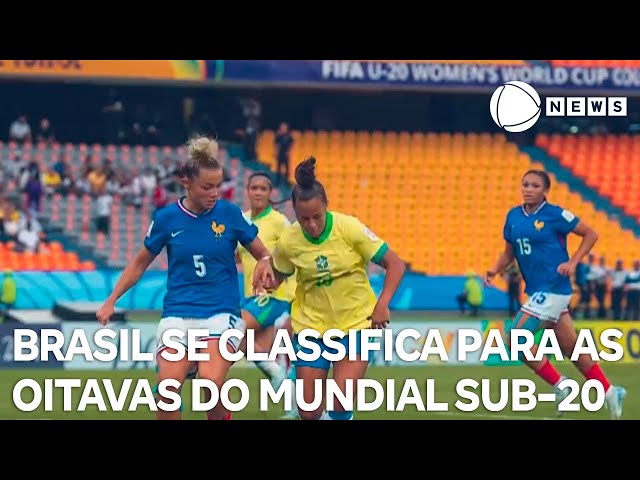 ⁣Brasil vence a França e se classifica no Mundial Feminino Sub-20