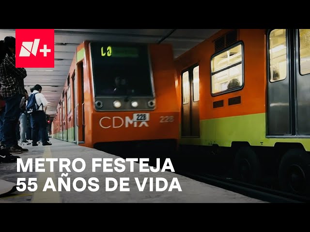 Metro de la CDMX festeja 55 años de vida - En Punto