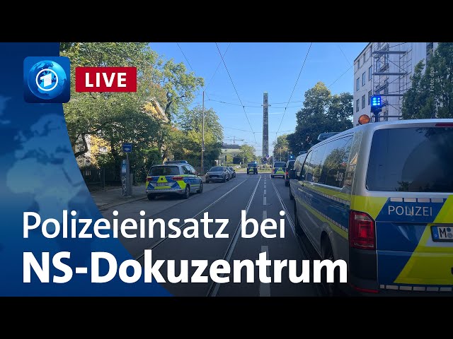 ⁣Großer Polizeieinsatz in Münchner Innenstadt bei NS-Dokuzentrum und israelischem Generalkonsulat