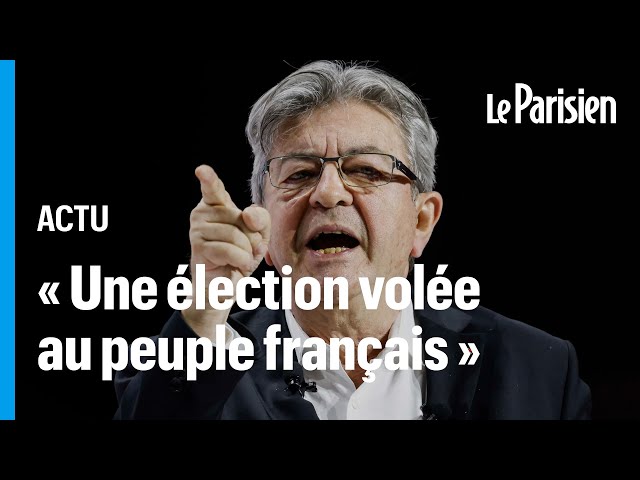 ⁣Michel Barnier nommé Premier ministre : « l'élection a été volée » estime Jean-Luc Mélenchon