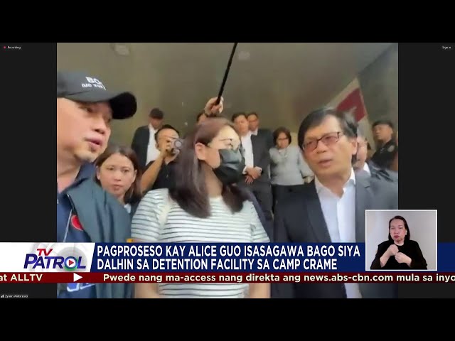 ⁣Eroplanong sakay si Alice Guo, sa pribadong hangar lalapag sa Pilipinas | TV Patrol