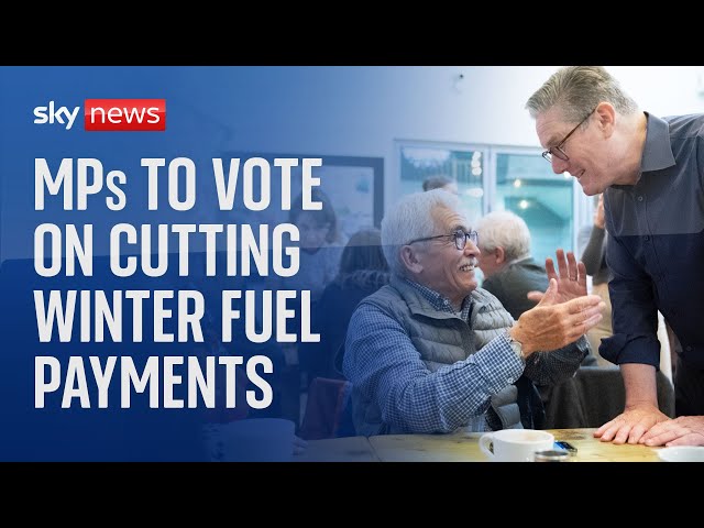 ⁣MPs to get vote on winter fuel payment cut