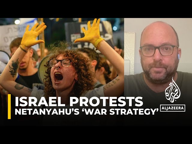 ⁣Protesters are not against Netanyahu’s ‘entire war strategy’: Israeli political commentator