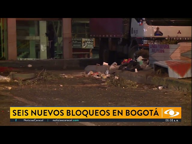 ⁣Durante bloqueos por paro camionero, personas se pusieron a bailar y tomar licor en las vías