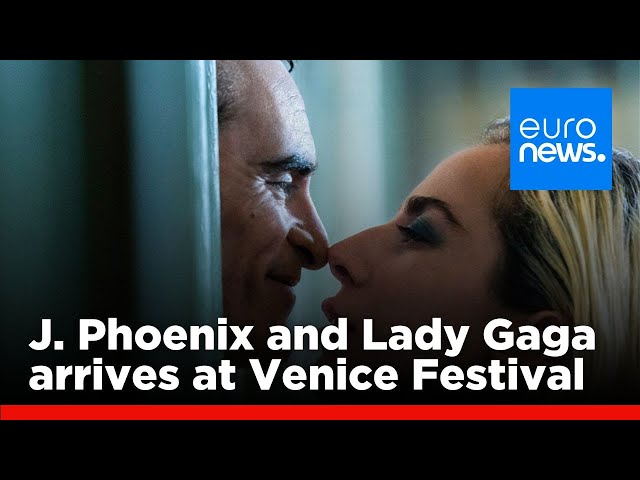 ⁣Joaquin Phoenix and Lady Gaga arrives at Venice Film Festival | euronews 