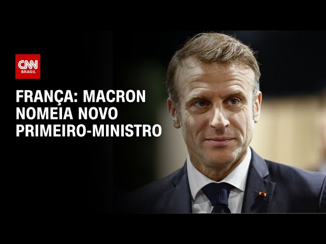 ⁣França: Macron nomeia novo primeiro-ministro | CNN NOVO DIA