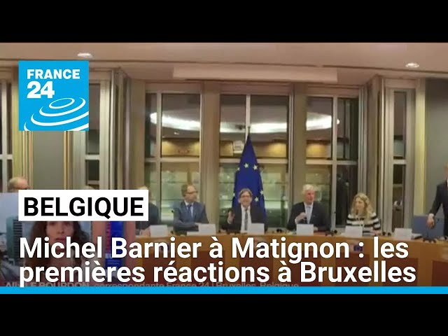 ⁣Michel Barnier nommé à Matignon : un choix déjà commenté en Belgique • FRANCE 24