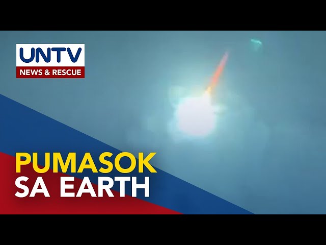 ⁣Himpapawid sa Cagayan, nagliwanag dahil sa tila bola ng apoy na pumasok sa atmosphere ng Earth