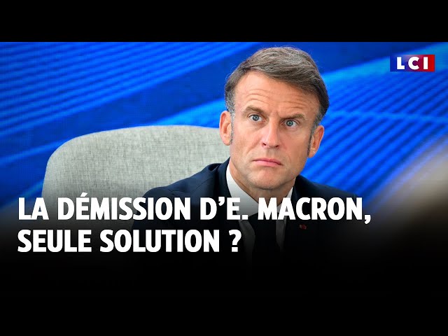 ⁣La démission d'Emmanuel Macron, seule solution ?