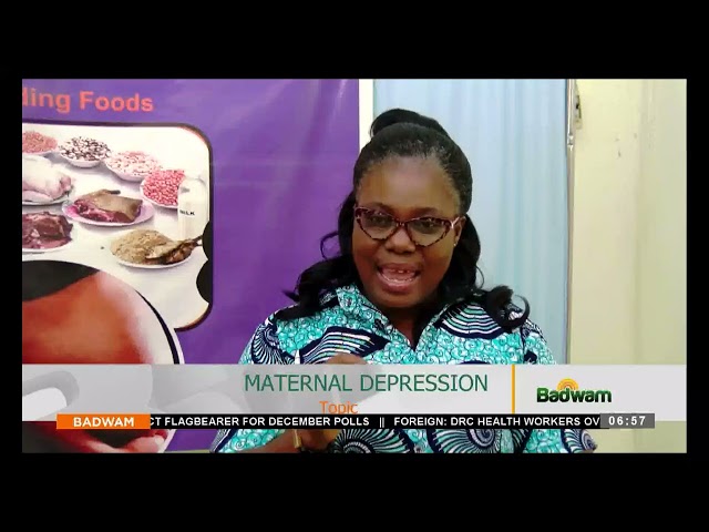 ⁣Health Tips: Maternal Depression- Badwam on Adom TV  (05-09-24)